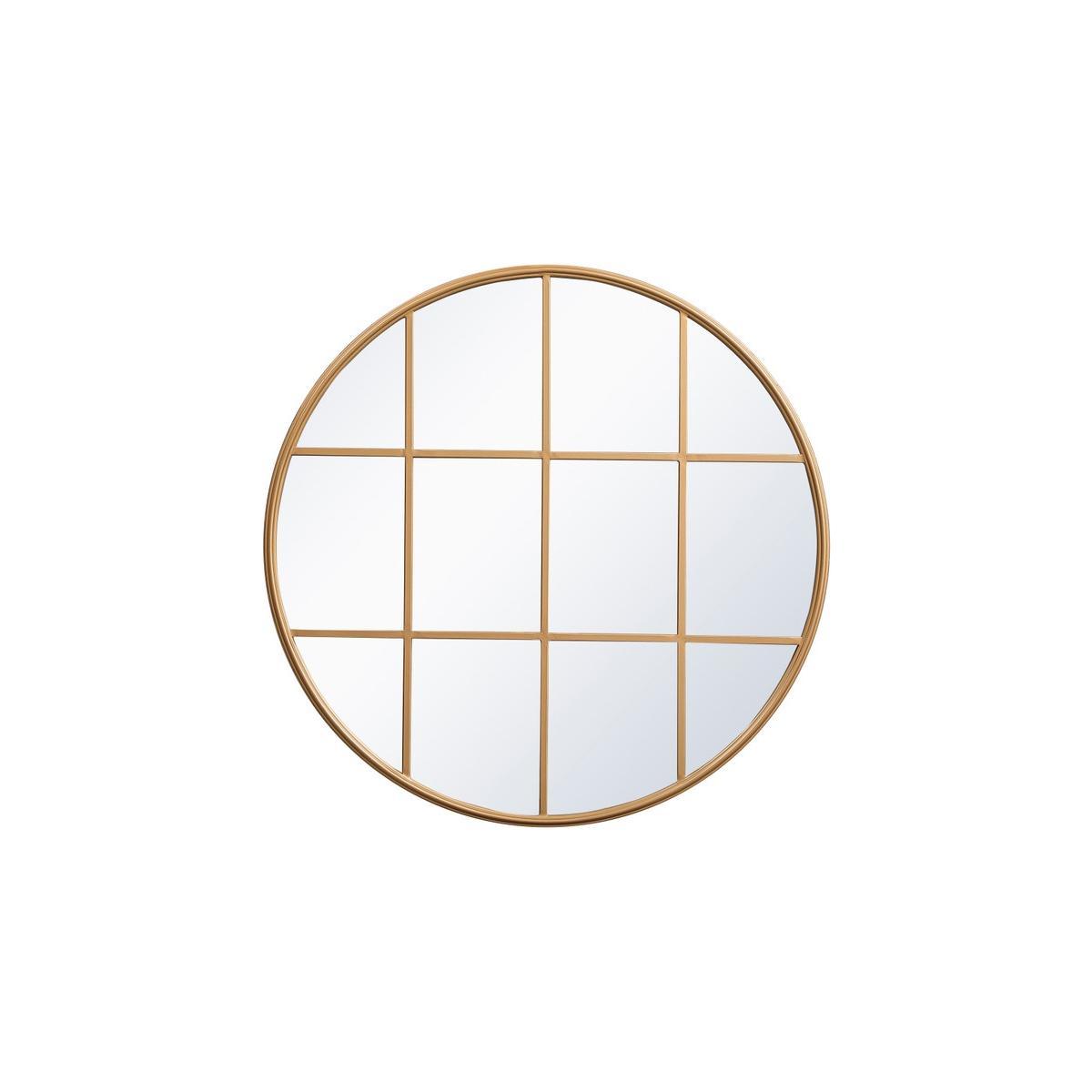 Elegant Lighting - Motif Mirror - MR633636BR - Canada Light Shop