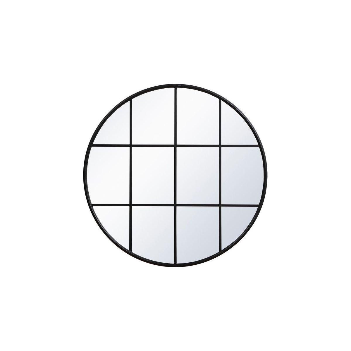 Elegant Lighting - Motif Mirror - MR634242BK - Canada Light Shop