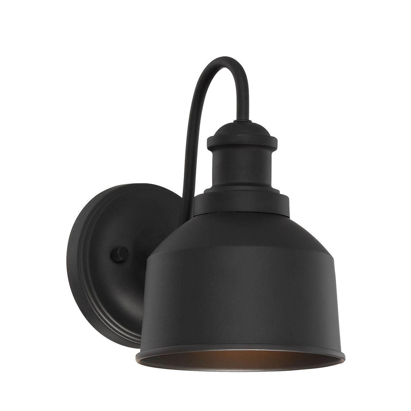 Meridian M50046BK One Light Outdoor Wall Sconce in Matte Black