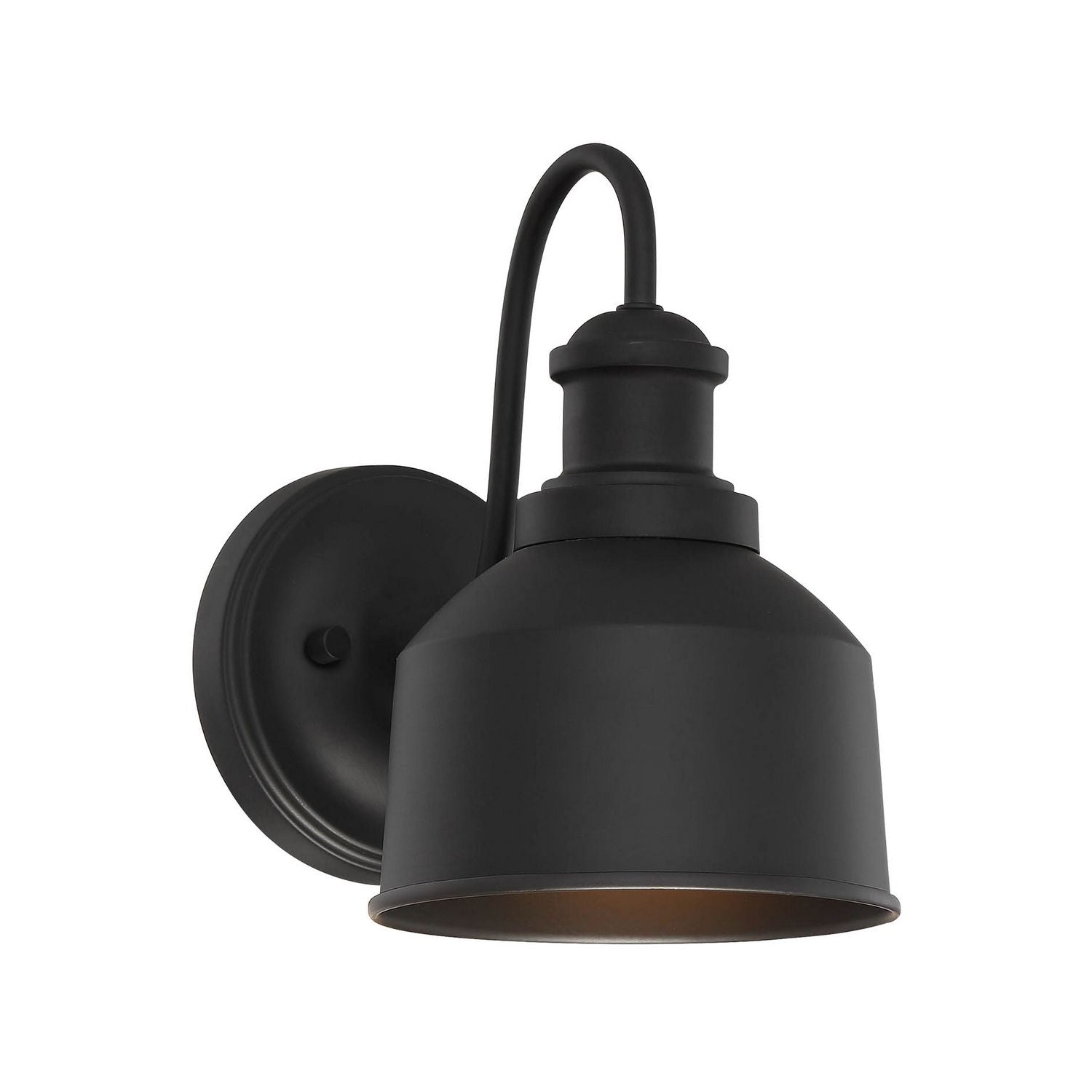 Meridian M50046BK One Light Outdoor Wall Sconce in Matte Black