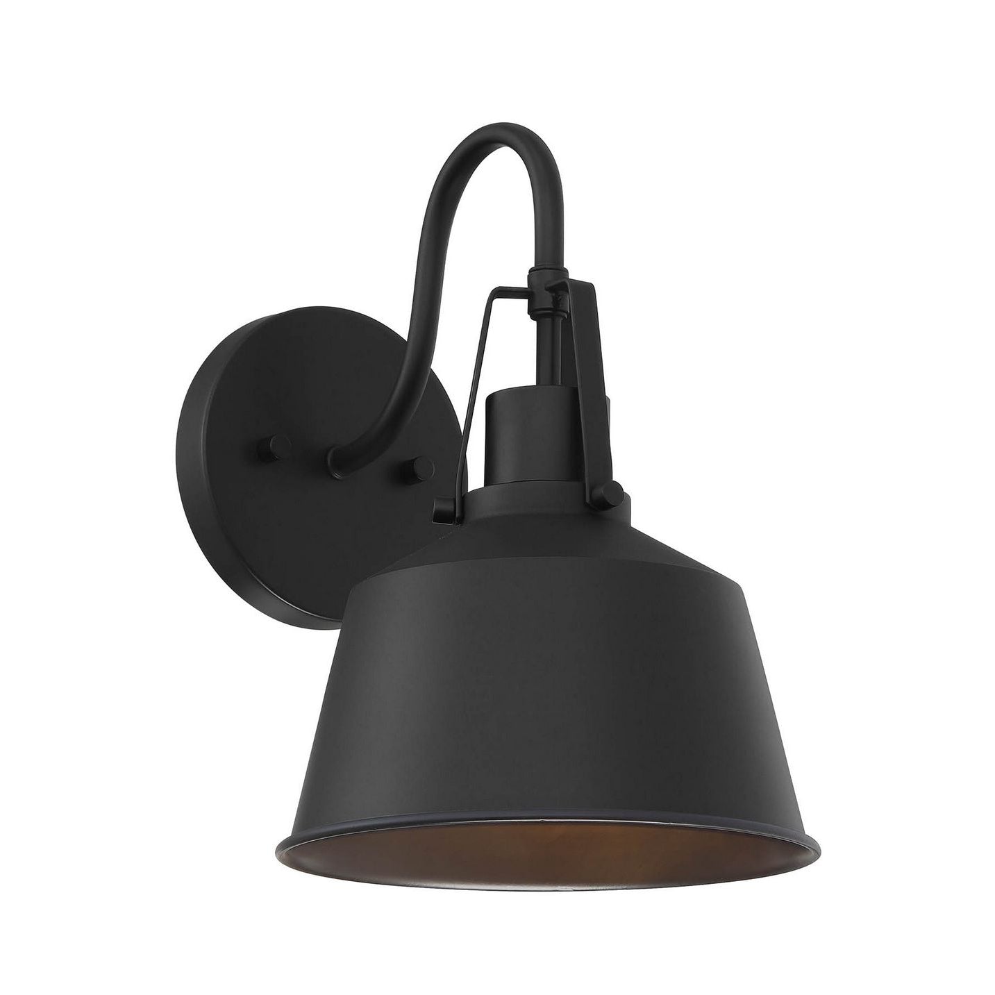 Meridian M50049BK One Light Outdoor Wall Sconce in Matte Black