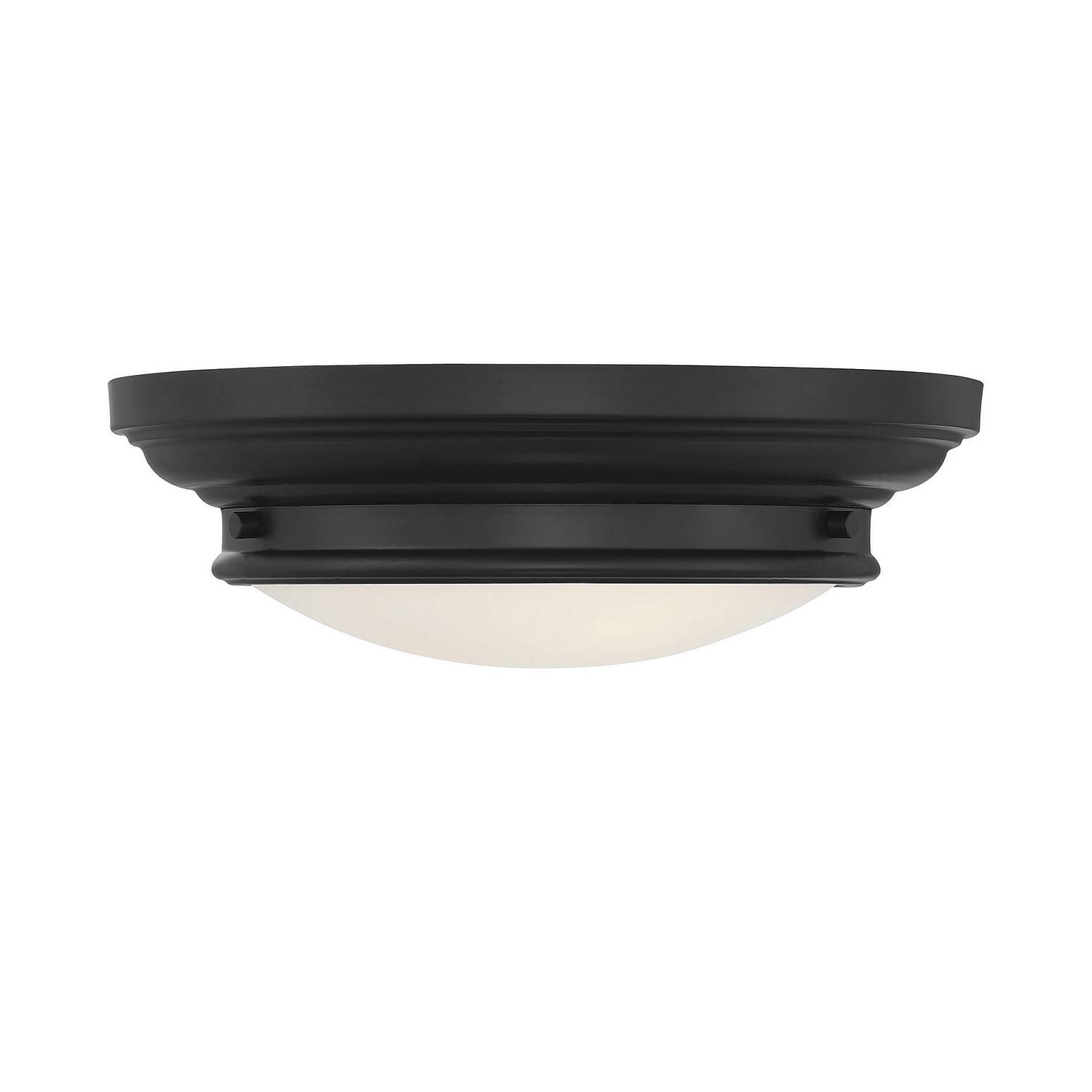 Meridian M60063MBK Two Light Flush Mount in Matte Black