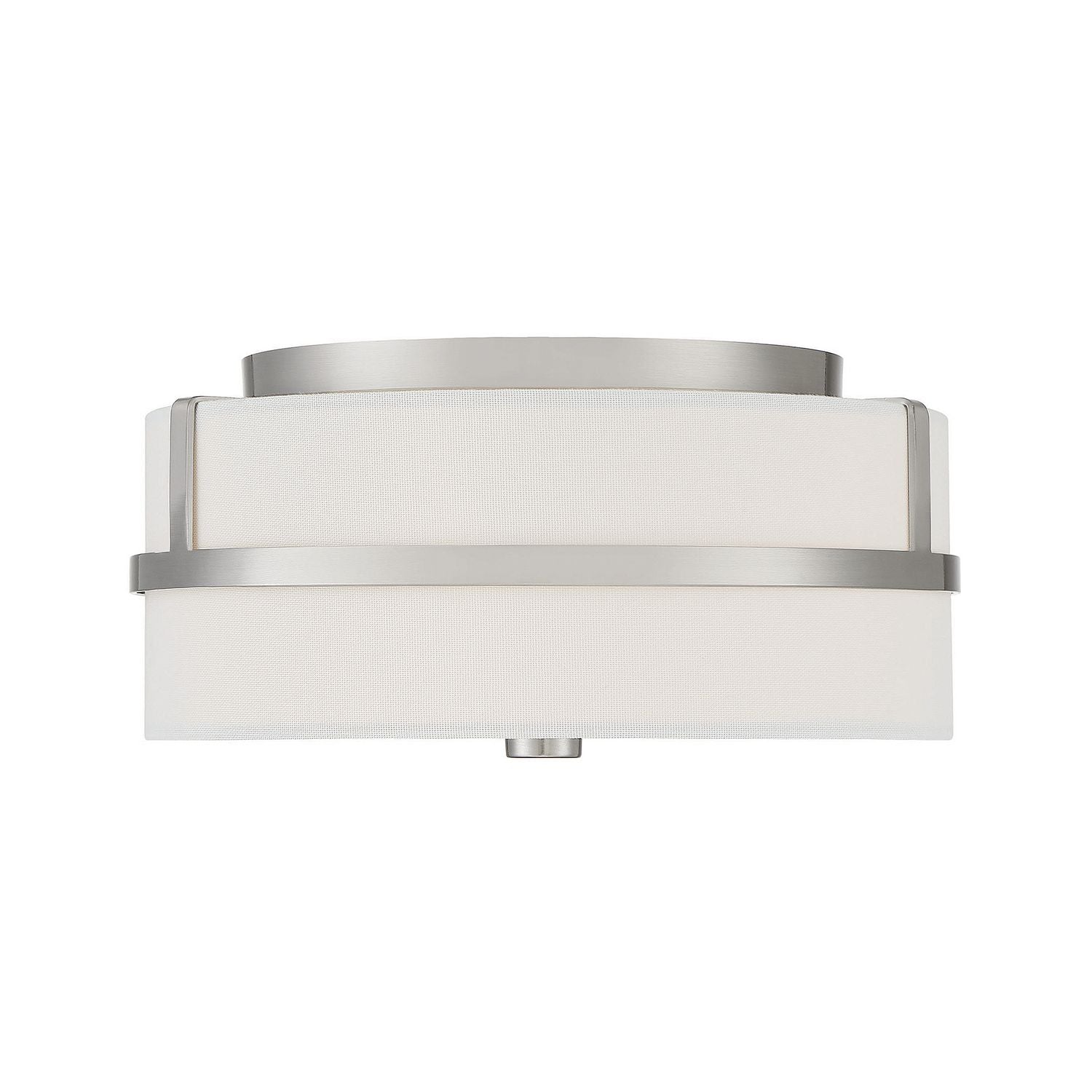 Meridian M60065BN Two Light Flush Mount in Brushed Nickel