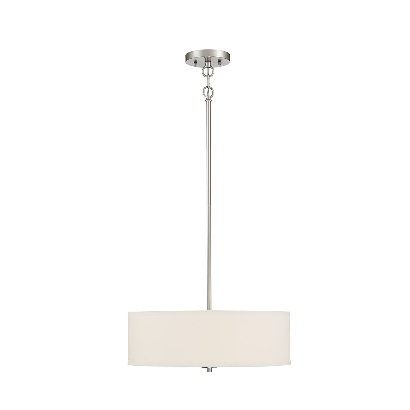 Meridian M70109BN Three Light Pendant in Brushed Nickel