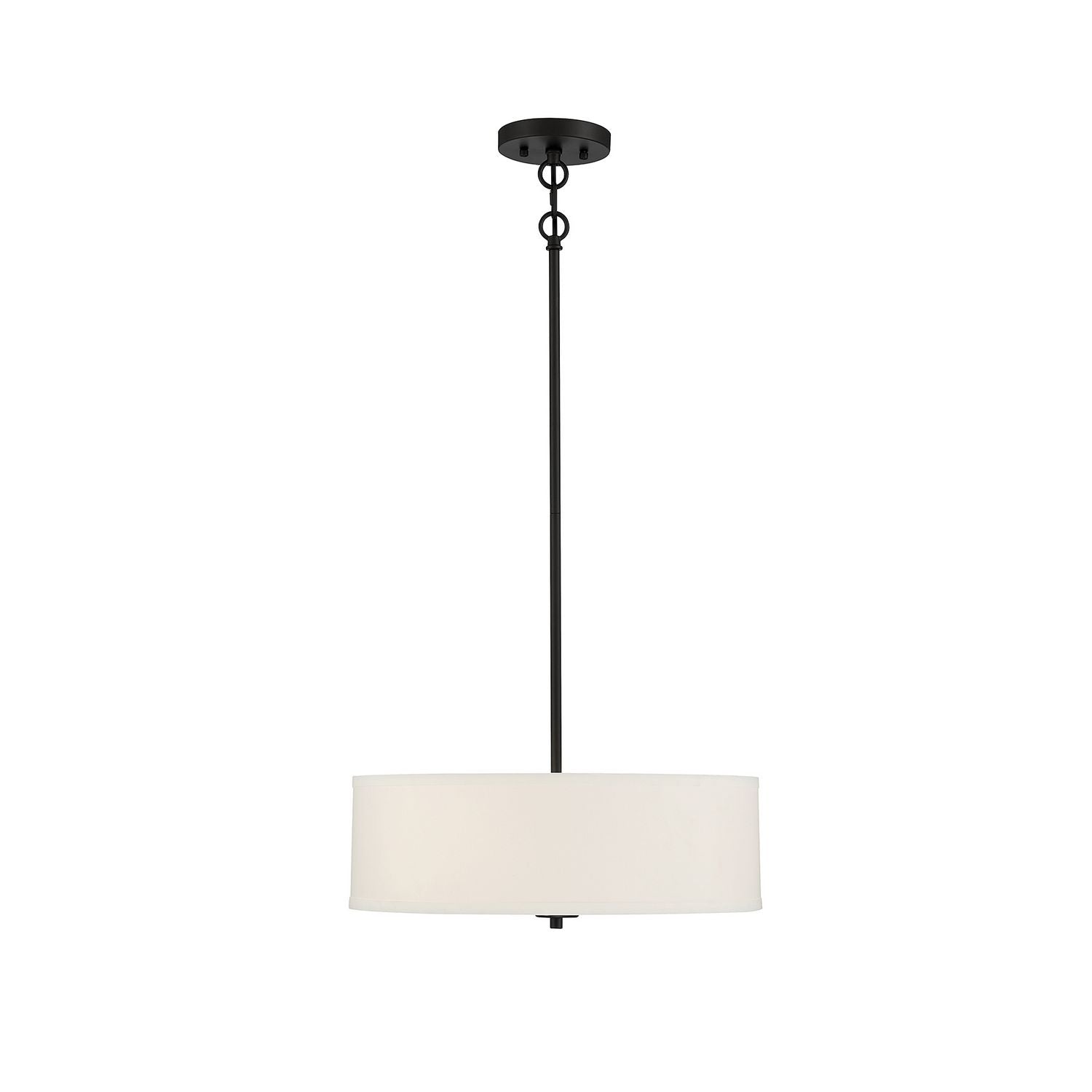 Meridian M70109MBK Three Light Pendant in Matte Black