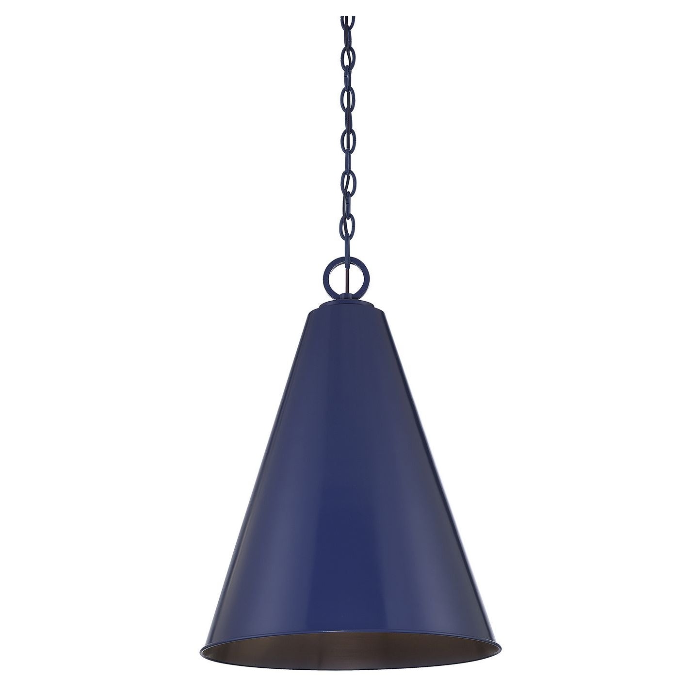 Meridian M70112NBL One Light Pendant in Navy Blue