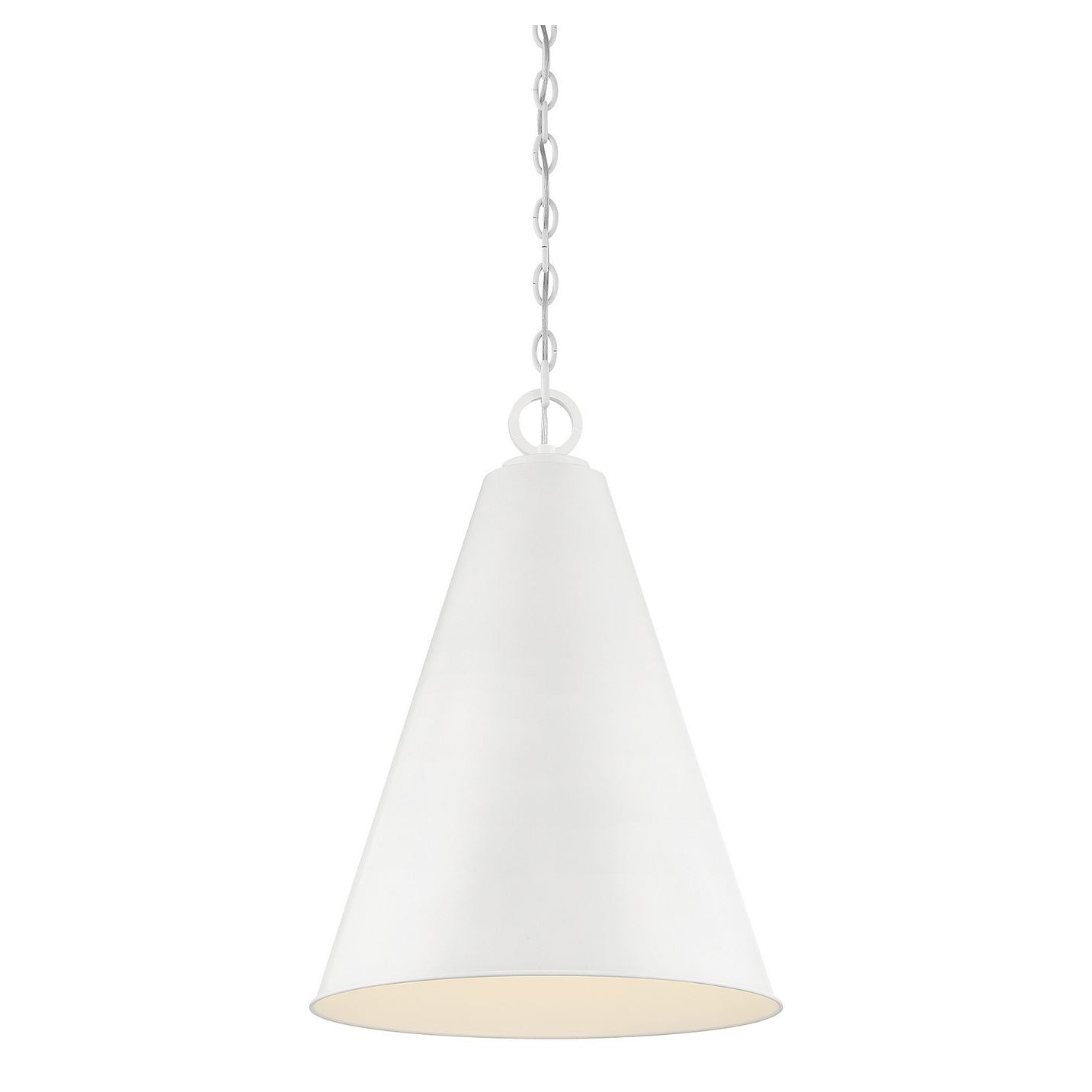 Meridian M70112WH One Light Pendant in White