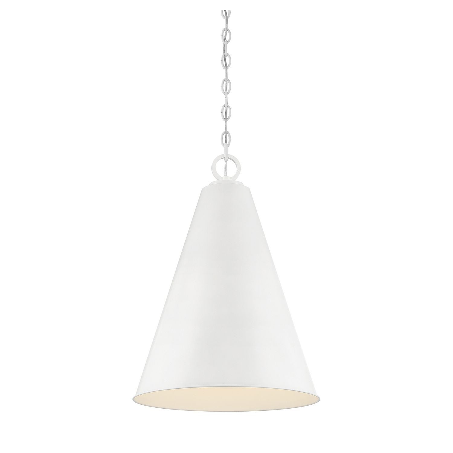 Meridian M70112WH One Light Pendant in White