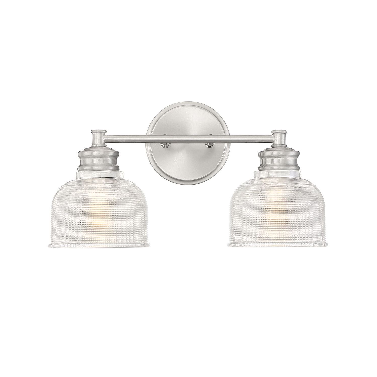 Meridian M80034BN Two Light Bathroom Vanity Light in Brushed Nickel