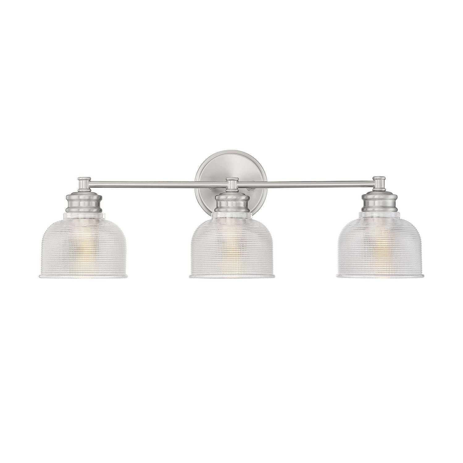 Meridian M80035BN Three Light Bathroom Vanity Light in Brushed Nickel