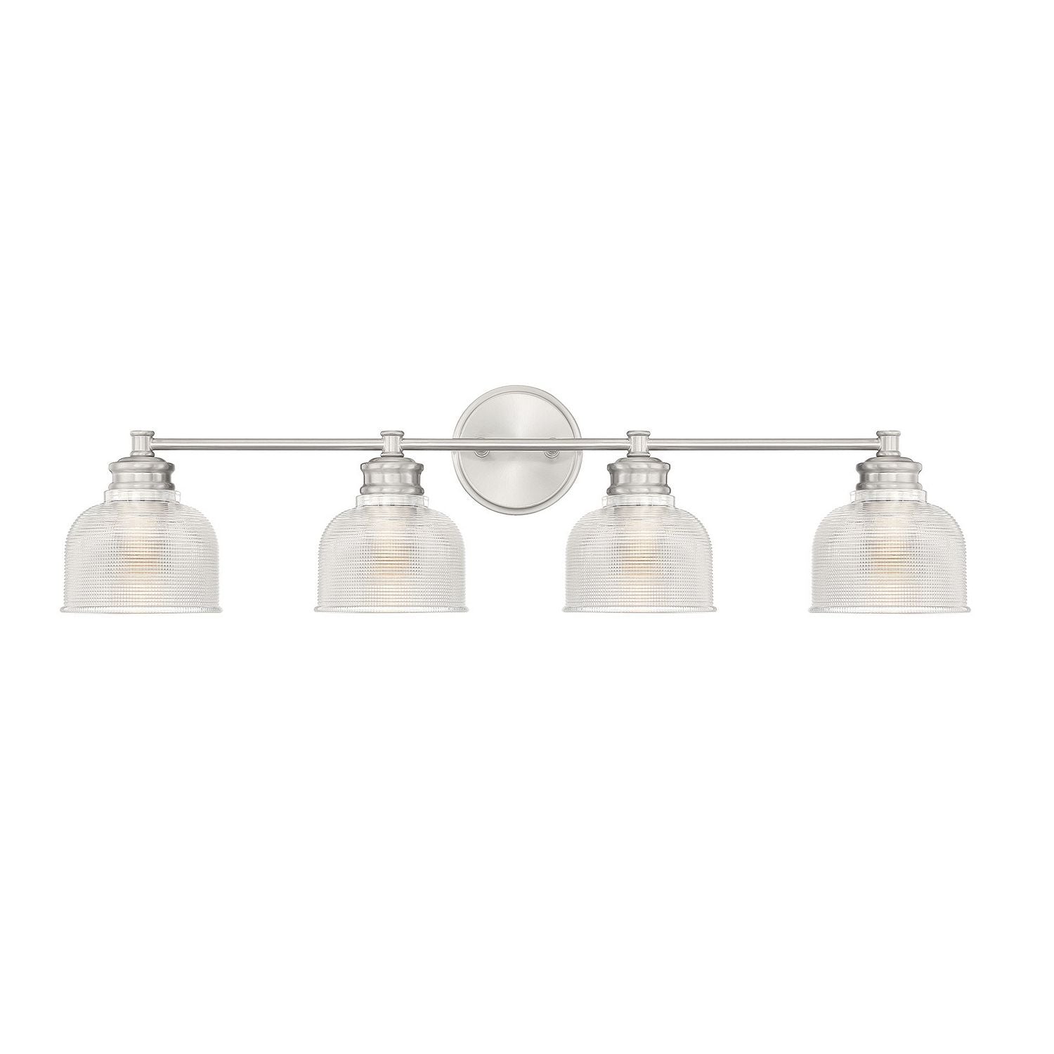 Meridian M80036BN Four Light Bathroom Vanity Light in Brushed Nickel