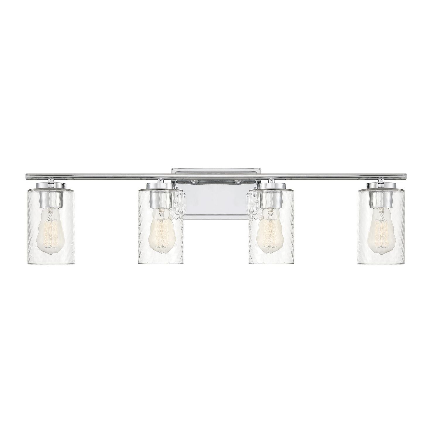 Meridian M80039CH Four Light Bathroom Vanity Light in Chrome