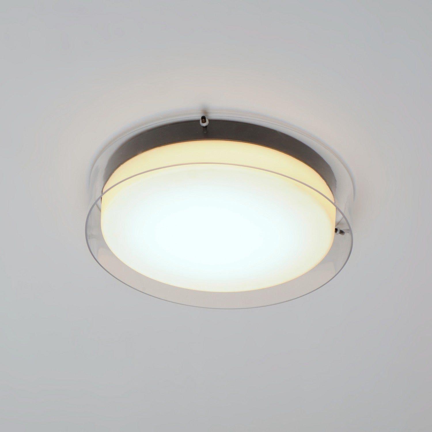 Maxim Lighting - Duo LED Flush Mount - 12284CLSWBK - Canada Light Shop