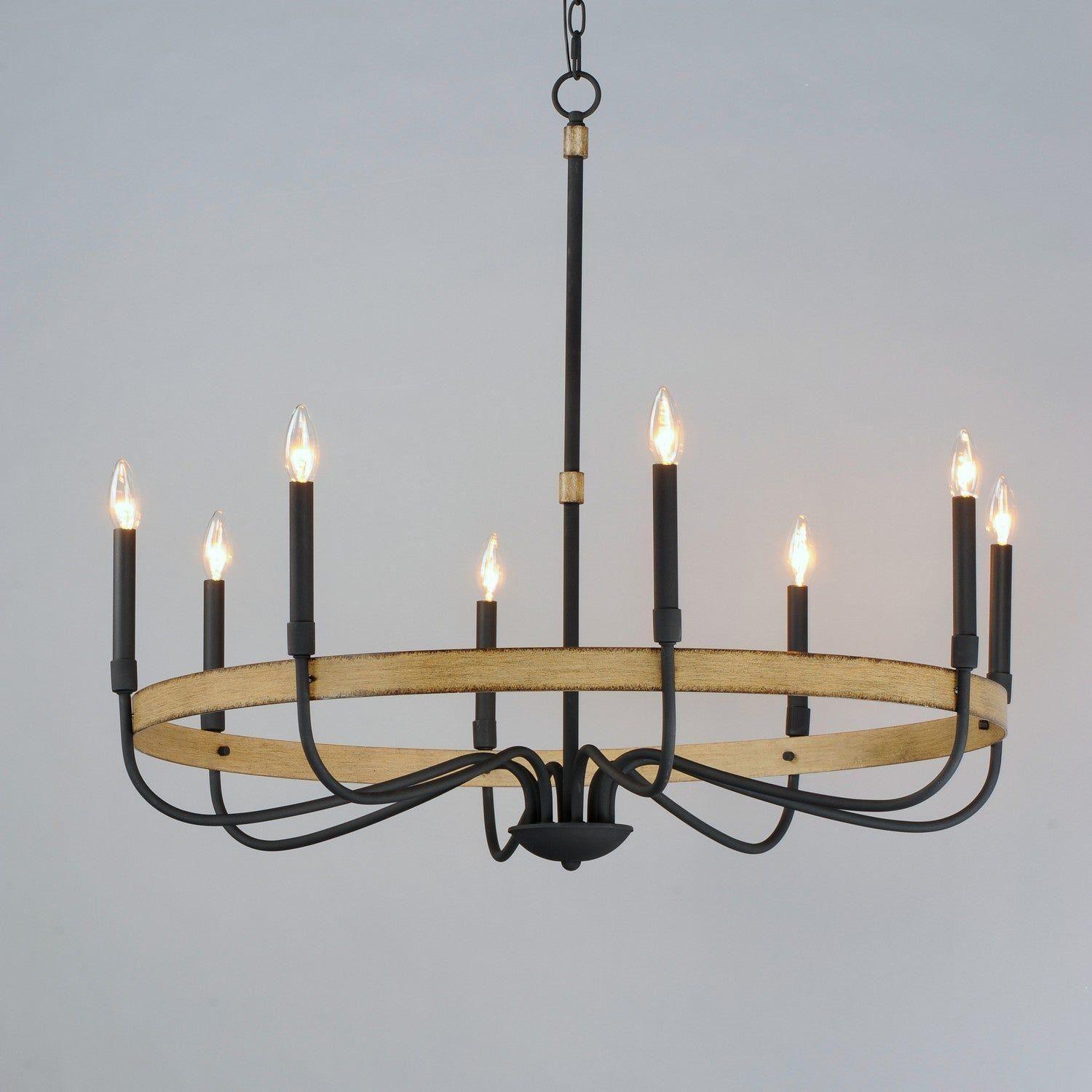 Maxim Lighting - Franklin Chandelier - 14448DWBK - Canada Light Shop