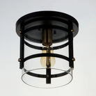 Maxim Lighting - Capitol Flush Mount - 2641BKAB - Canada Light Shop