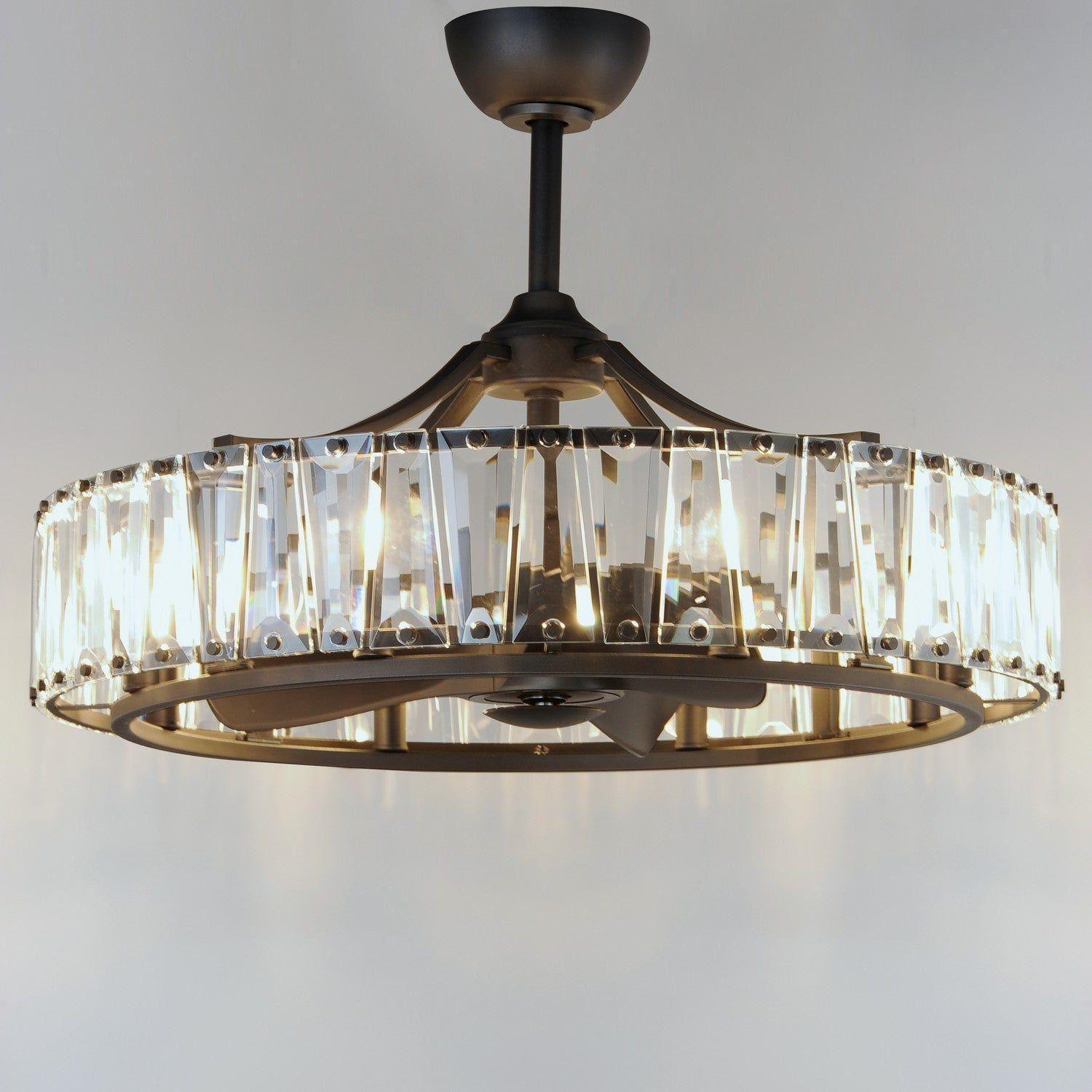 Maxim Lighting - Odeon LED Fandelight - 61018BK - Canada Light Shop