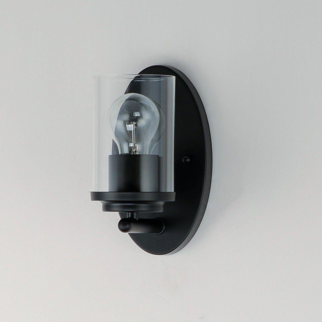 Maxim Lighting - Corona Wall Sconce - 10211CLBK - Canada Light Shop