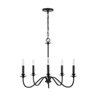 Capital Lighting - 9F375A - Five Light Chandelier - Weston - Matte Black