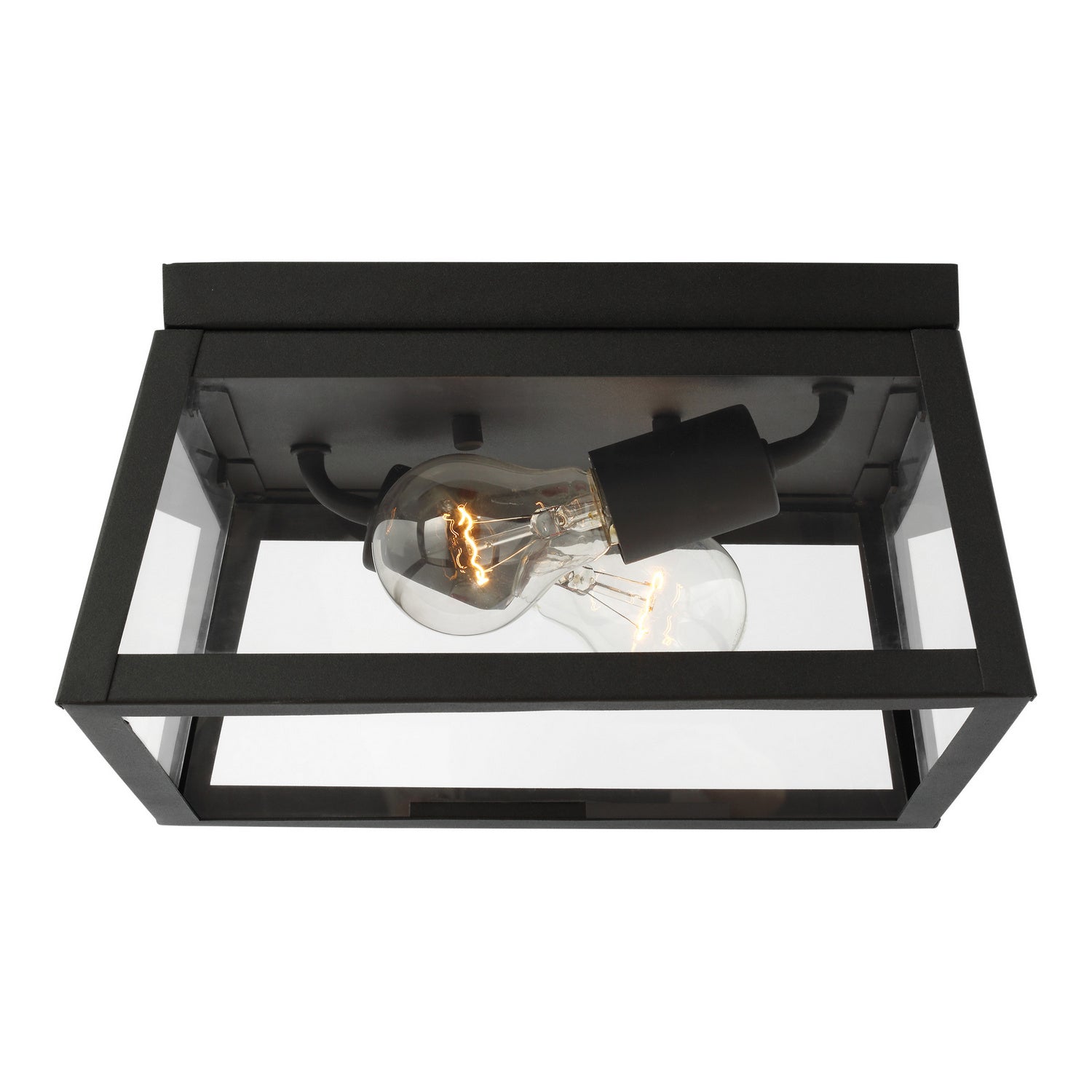 Visual Comfort Studio Canada - 7848402-12 - Two Light Outdoor Flush Mount - Founders - Black