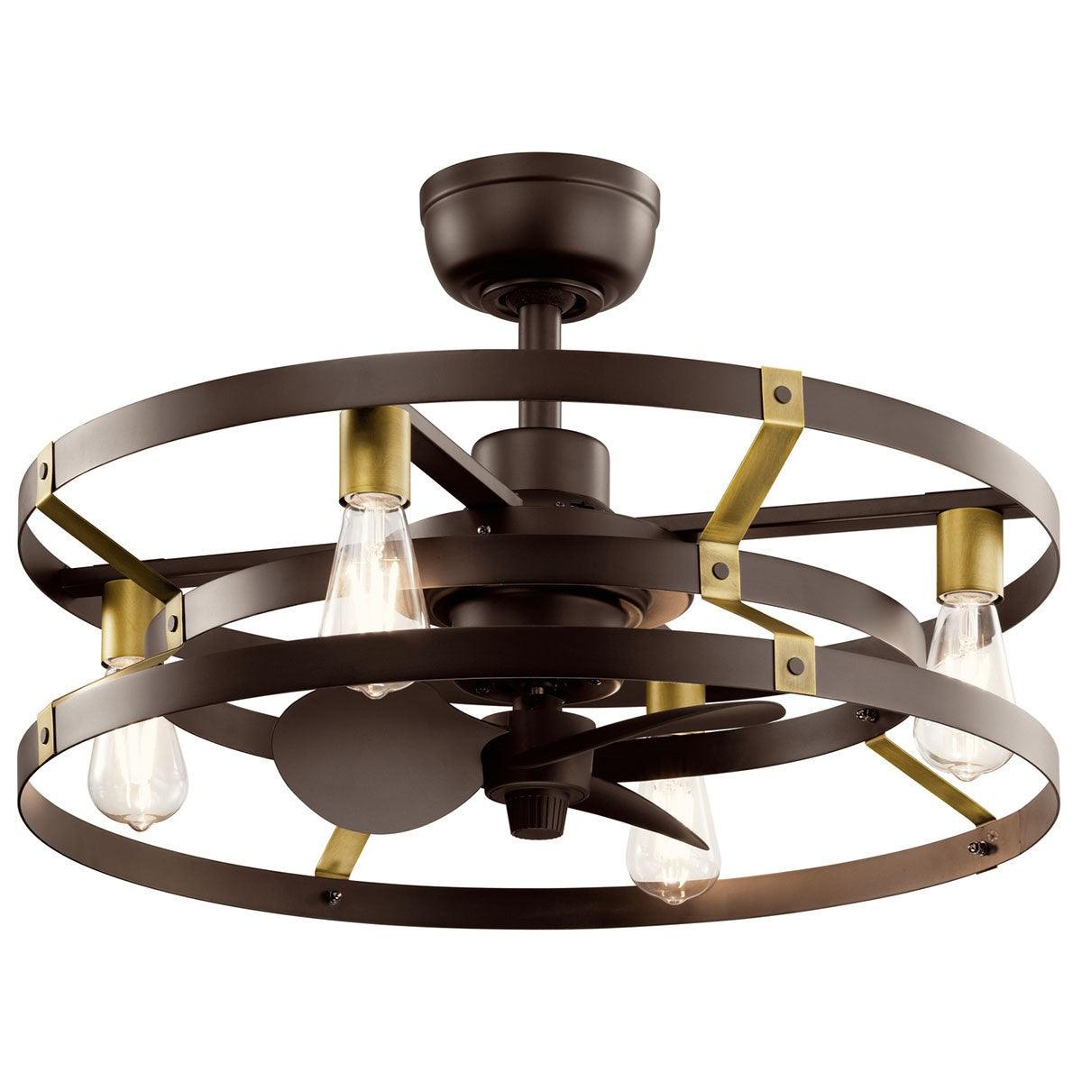 Kichler - Cavelli Ceiling Fan - 300040SNB - Canada Light Shop
