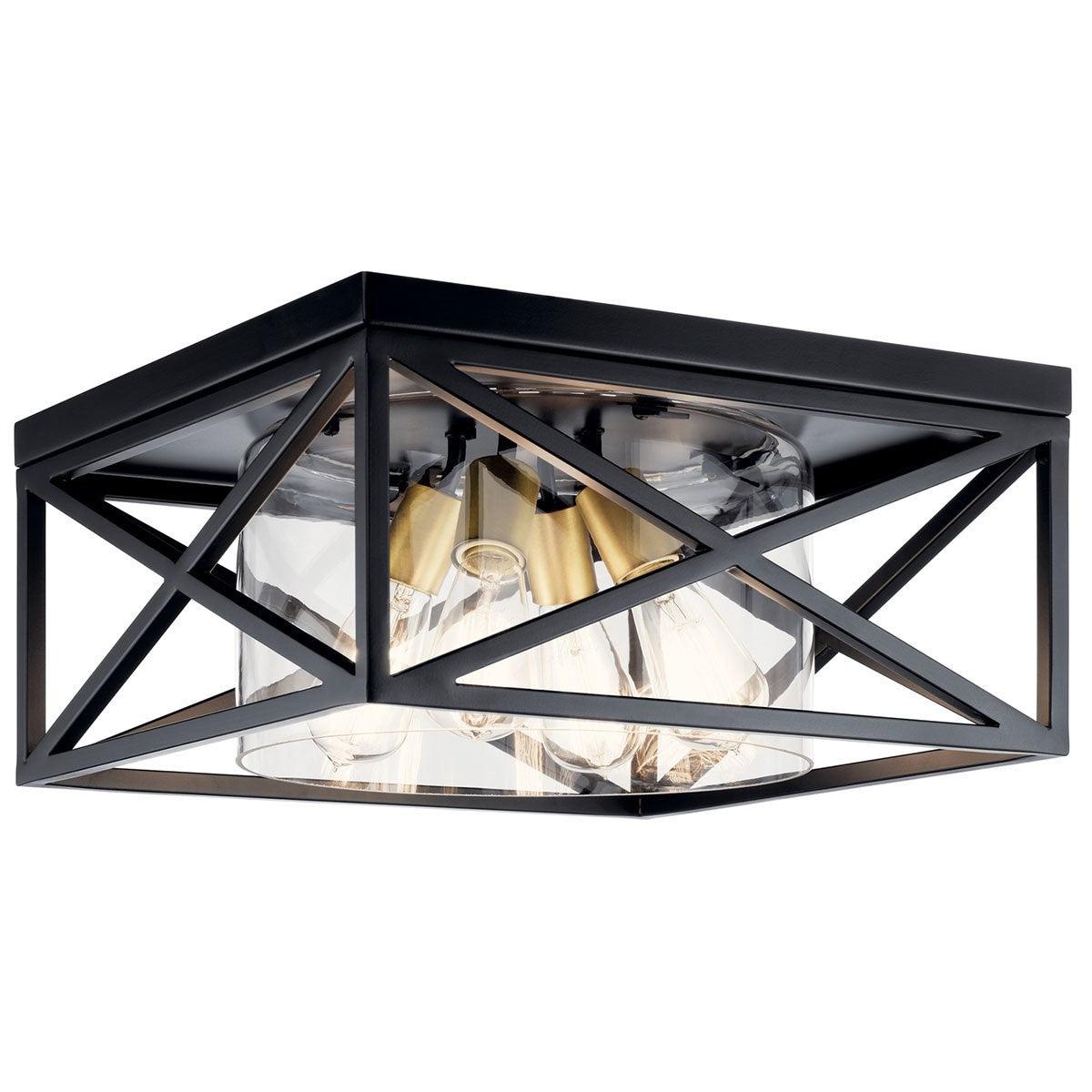 Kichler - Moorgate Flush Mount - 44084BK - Canada Light Shop