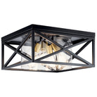 Kichler - Moorgate Flush Mount - 44084BK - Canada Light Shop