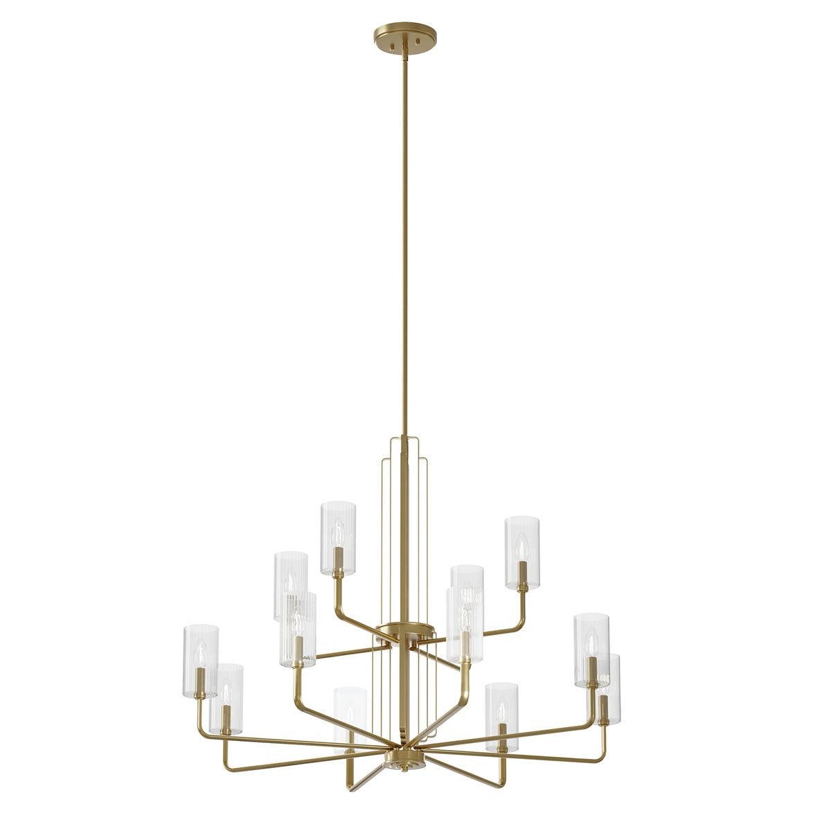 Kichler - Kimrose 2 Tier Chandelier - 52412BNB - Canada Light Shop