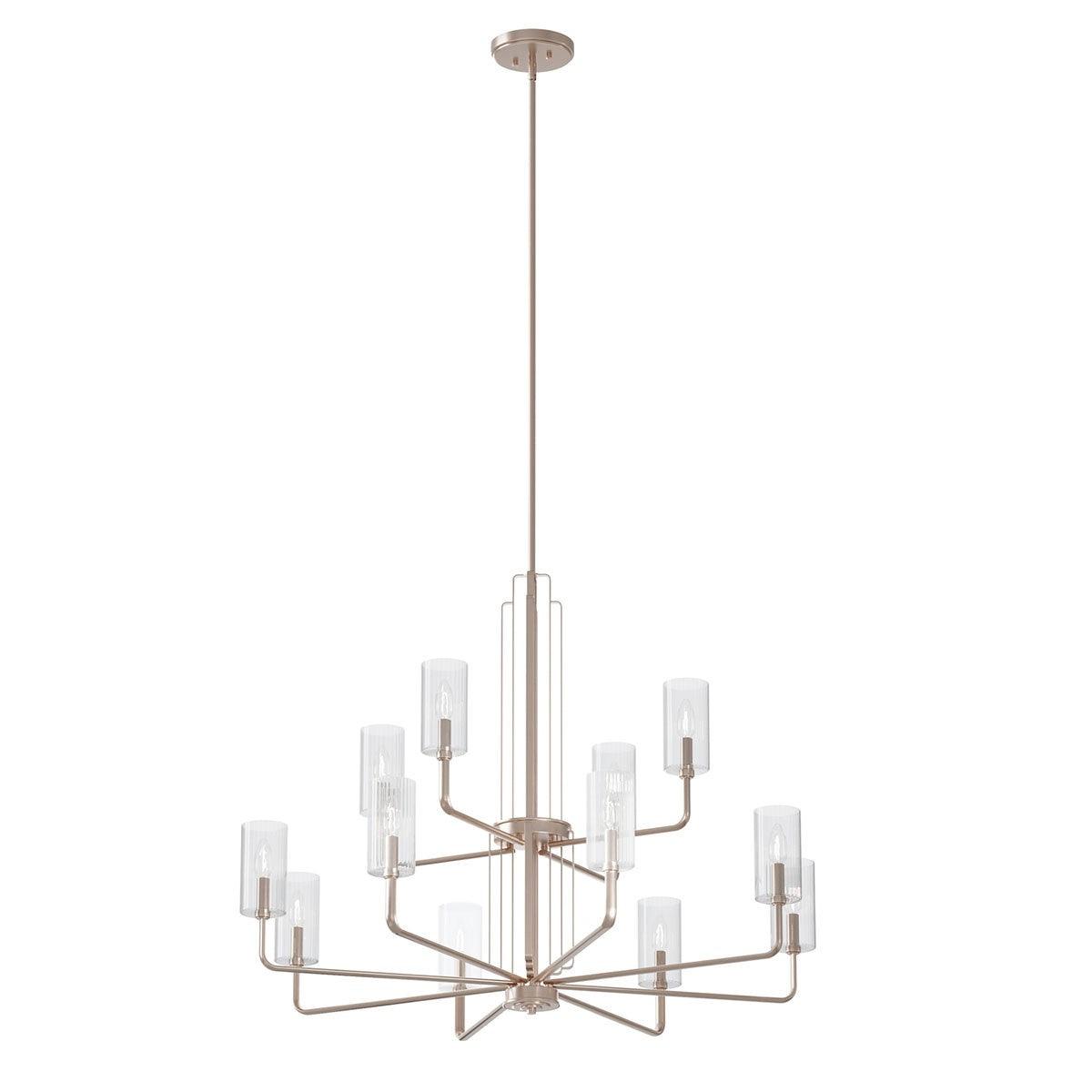 Kichler - Kimrose 2 Tier Chandelier - 52412PN - Canada Light Shop