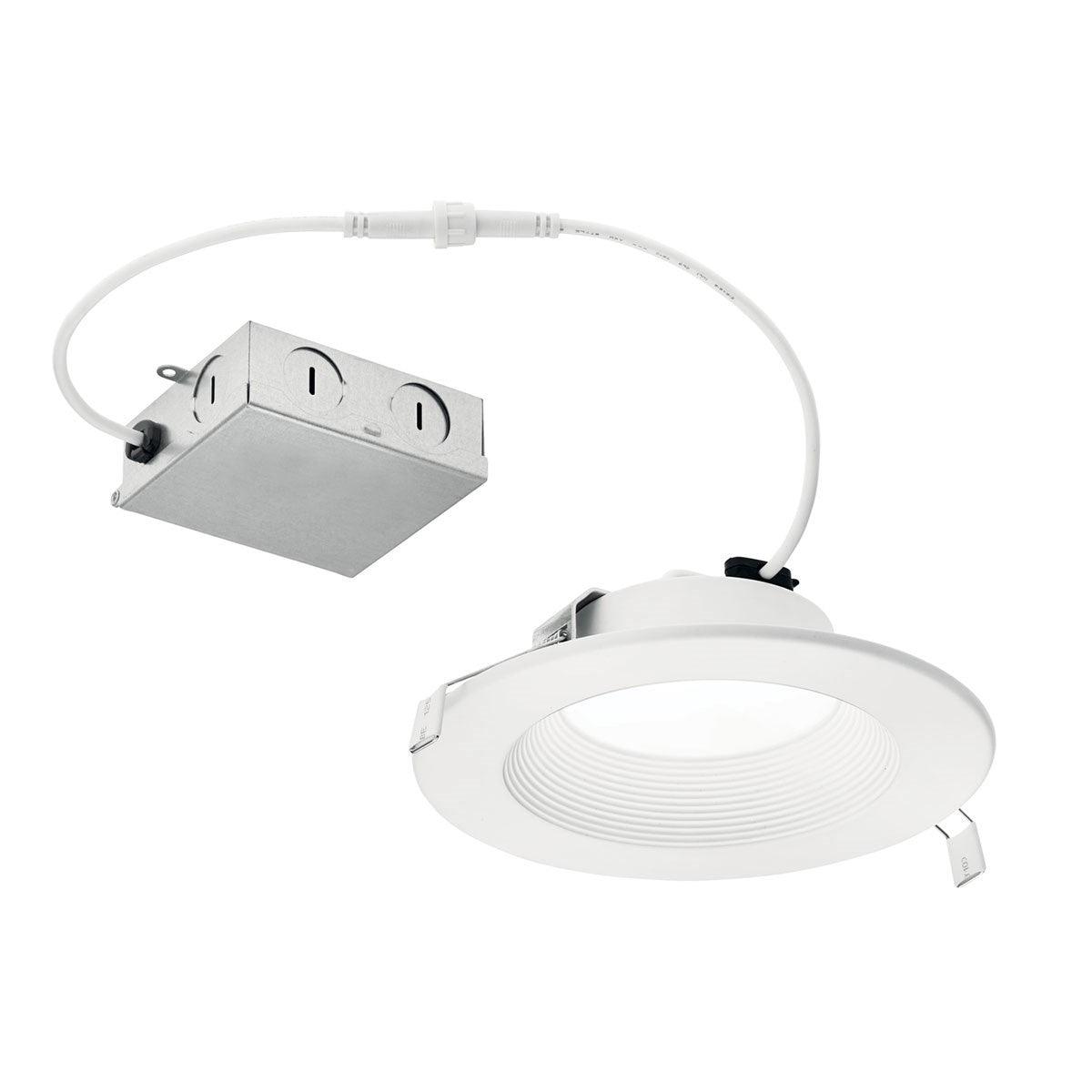 Kichler - Direct To Ceiling Recessed LED Recessed Downlight - Round - DLRC06R2790WHT - Canada Light Shop
