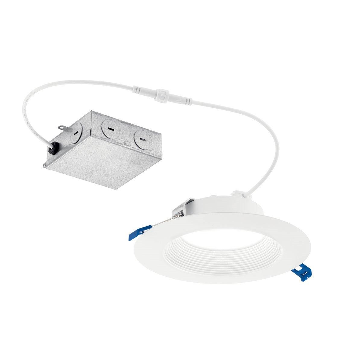 Kichler - Direct To Ceiling Recessed LED Recessed Downlight - Round - DLRC06R3090WHT - Canada Light Shop
