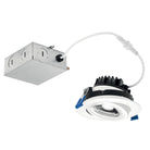 Kichler - Direct To Ceiling Gimble LED Gimbal Downlight - DLGM04R3090WHT - Canada Light Shop