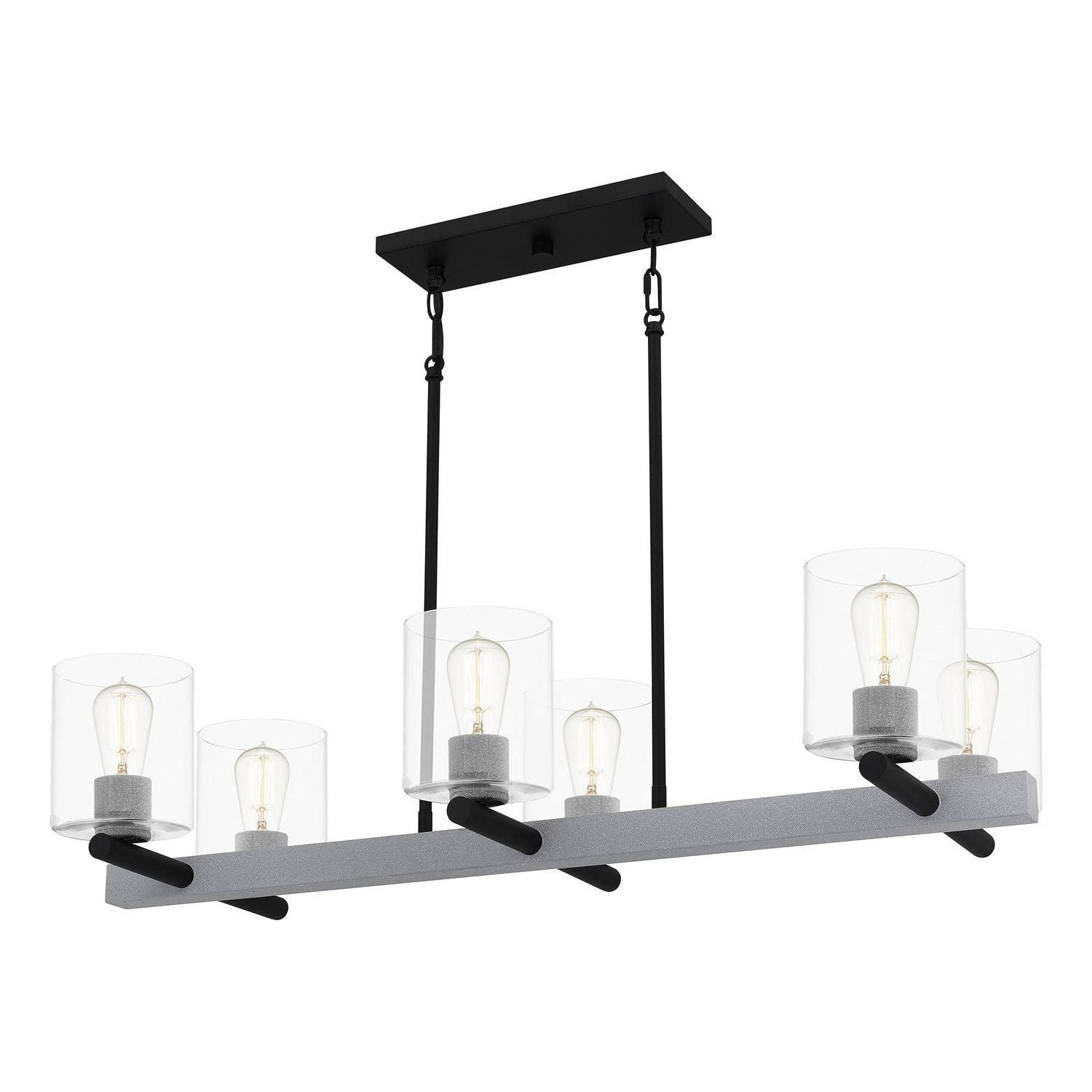 Quoizel - Caldwell Linear Chandelier - CDW138MBK - Canada Light Shop