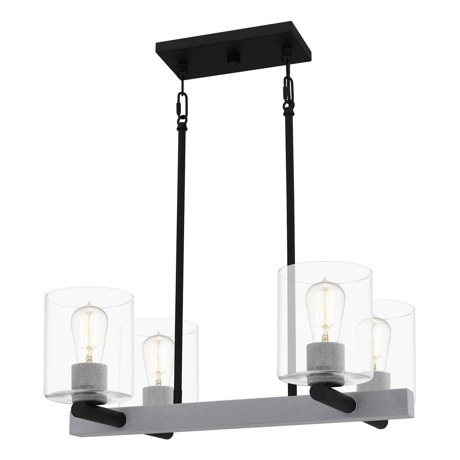 Quoizel - Caldwell Linear Chandelier - CDW5022MBK - Canada Light Shop
