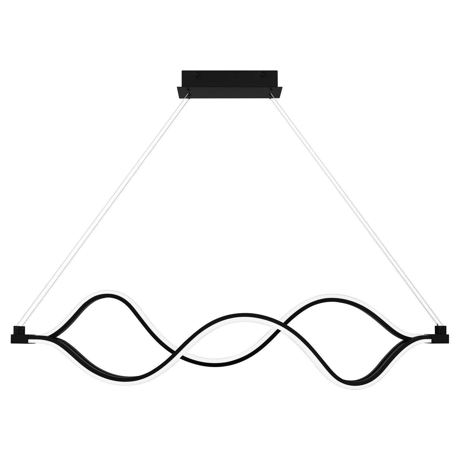 Quoizel - Bleecker LED Linear Chandelier - PCBLR138MBK - Canada Light Shop