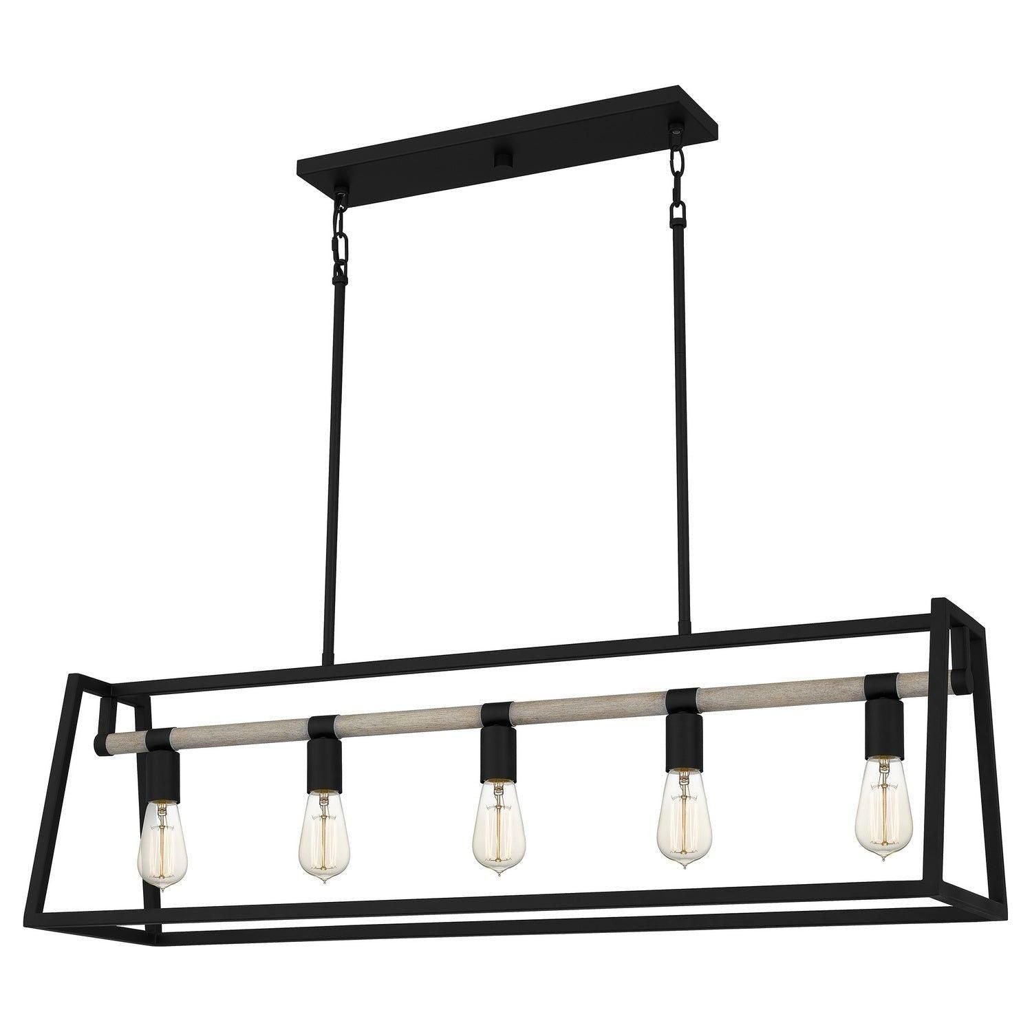 Quoizel - Tippet Linear Chandelier - TPT142MBK - Canada Light Shop