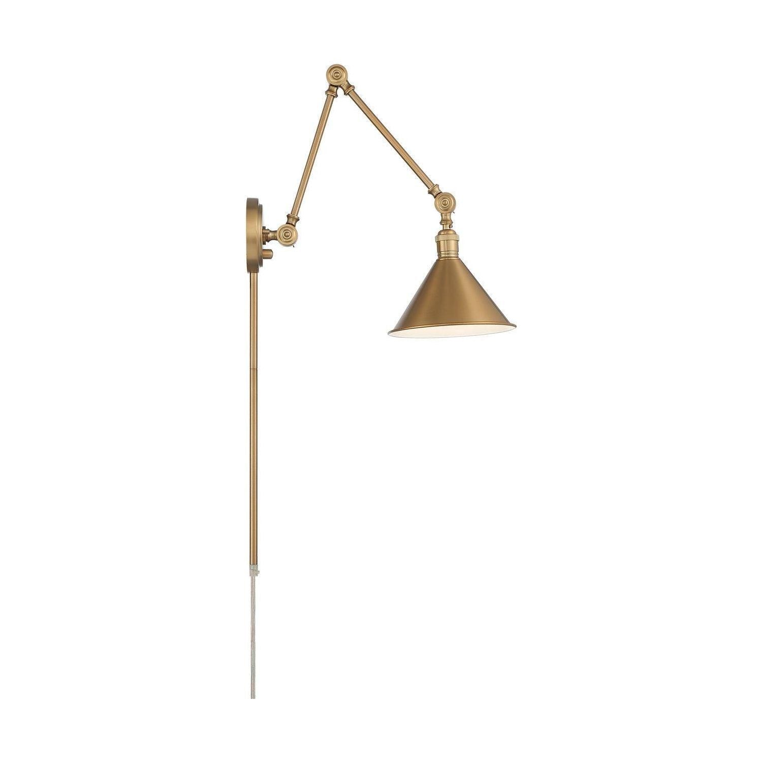 Nuvo Lighting - Delancey Swing Arm Wall Lamp - 60-7361 - Canada Light Shop