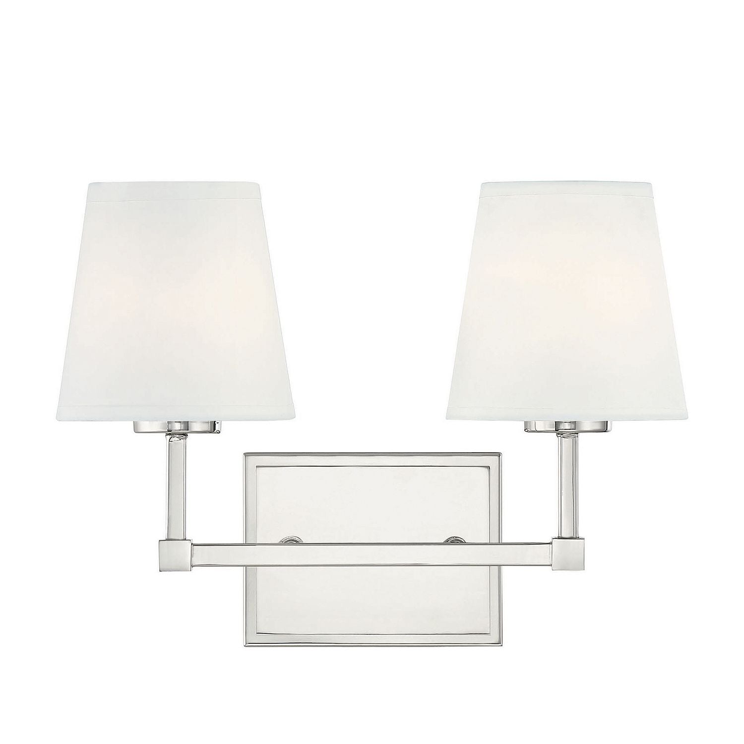 Meridian M80052PN Two Light Bathroom Vanity Light in Polished Nickel