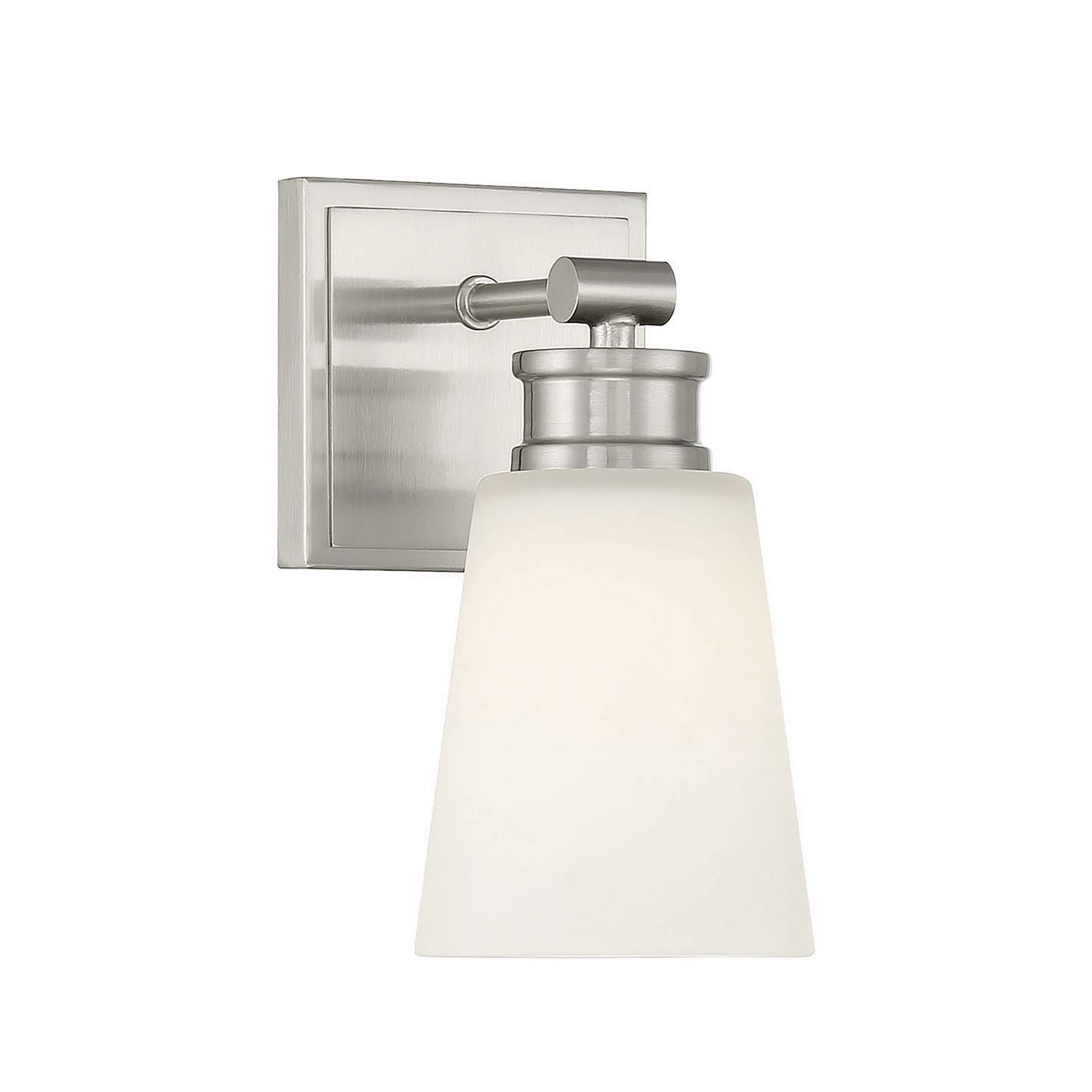 Meridian M90072BN One Light Wall Sconce in Brushed Nickel