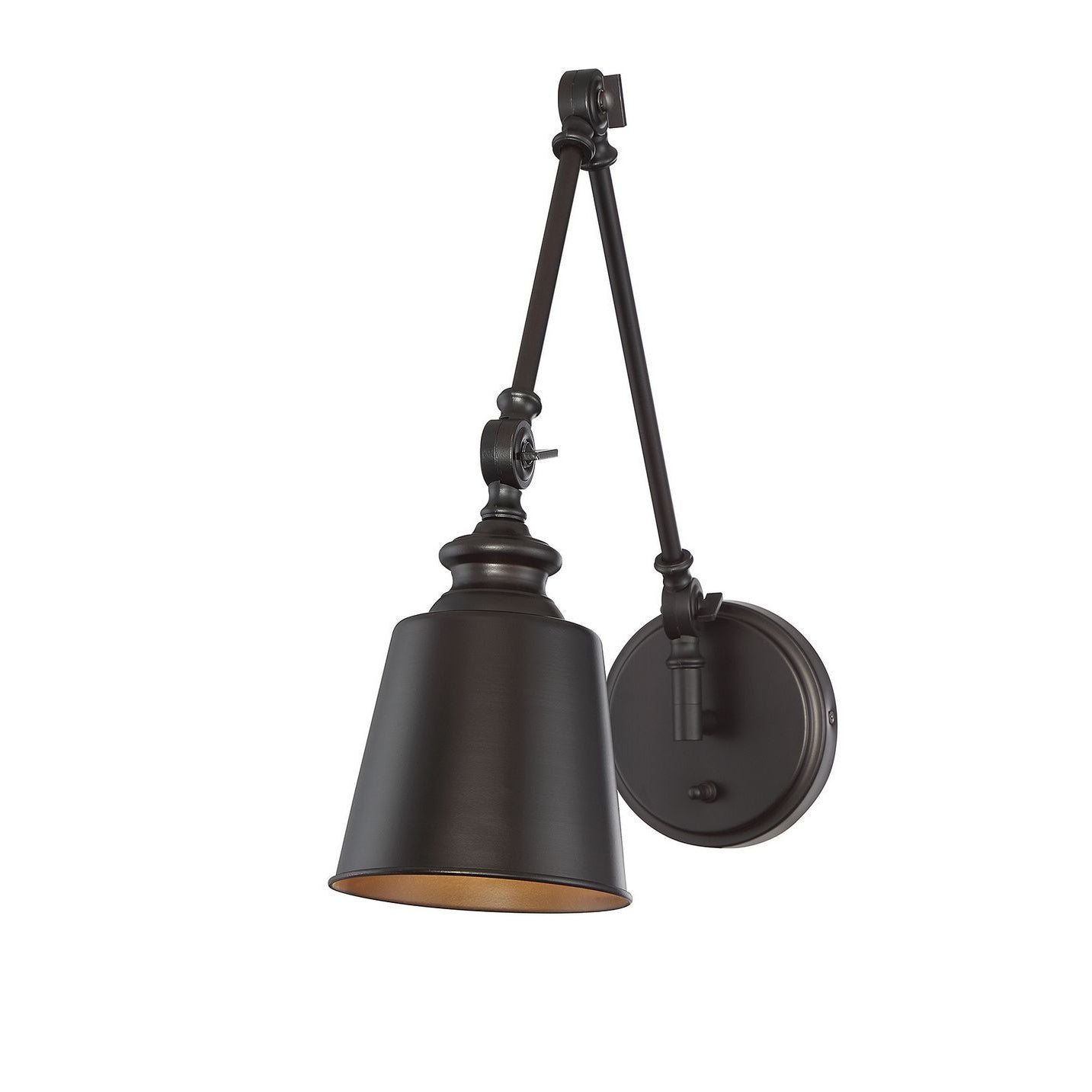 Meridian M90089ORB One Light Wall Sconce (Set of 2) in Oil Rubbed Bronze