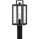 Quoizel - Bramshaw Outdoor Post Mount - BRAM9007MBK - Canada Light Shop