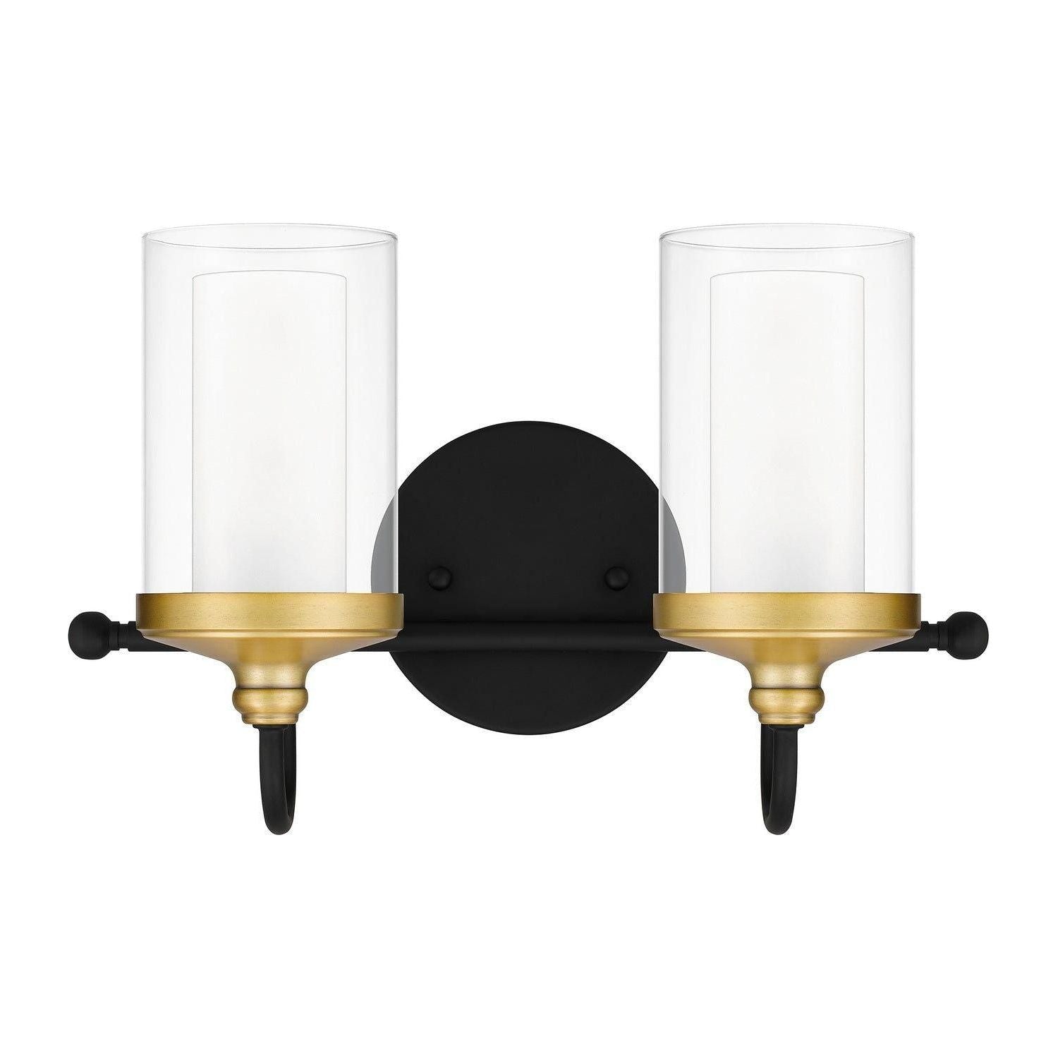 Quoizel - Rowland Vanity Light - ROW8615MBK - Canada Light Shop