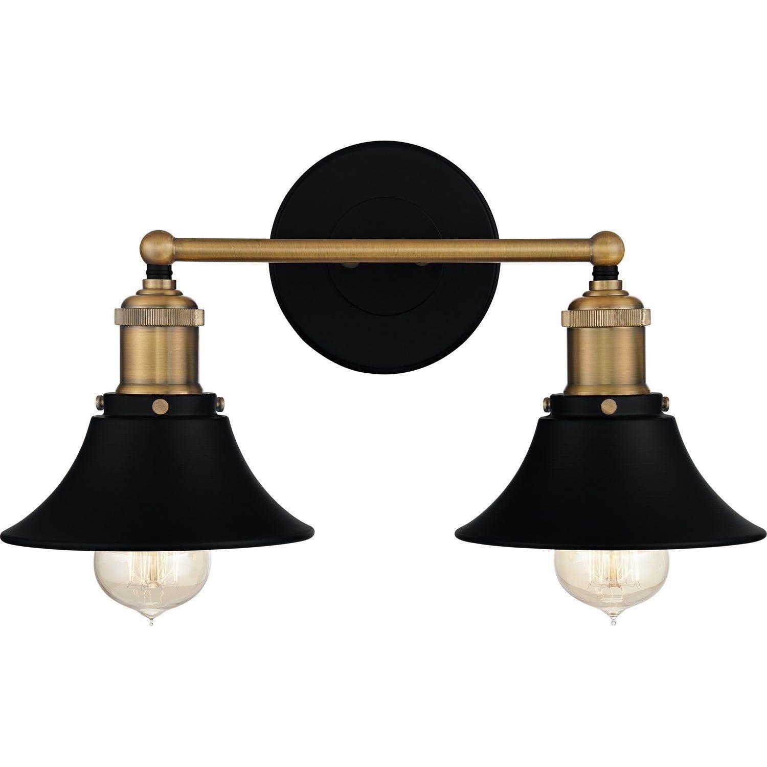Quoizel - Trafalgar Vanity Light - TRF8615MBK - Canada Light Shop