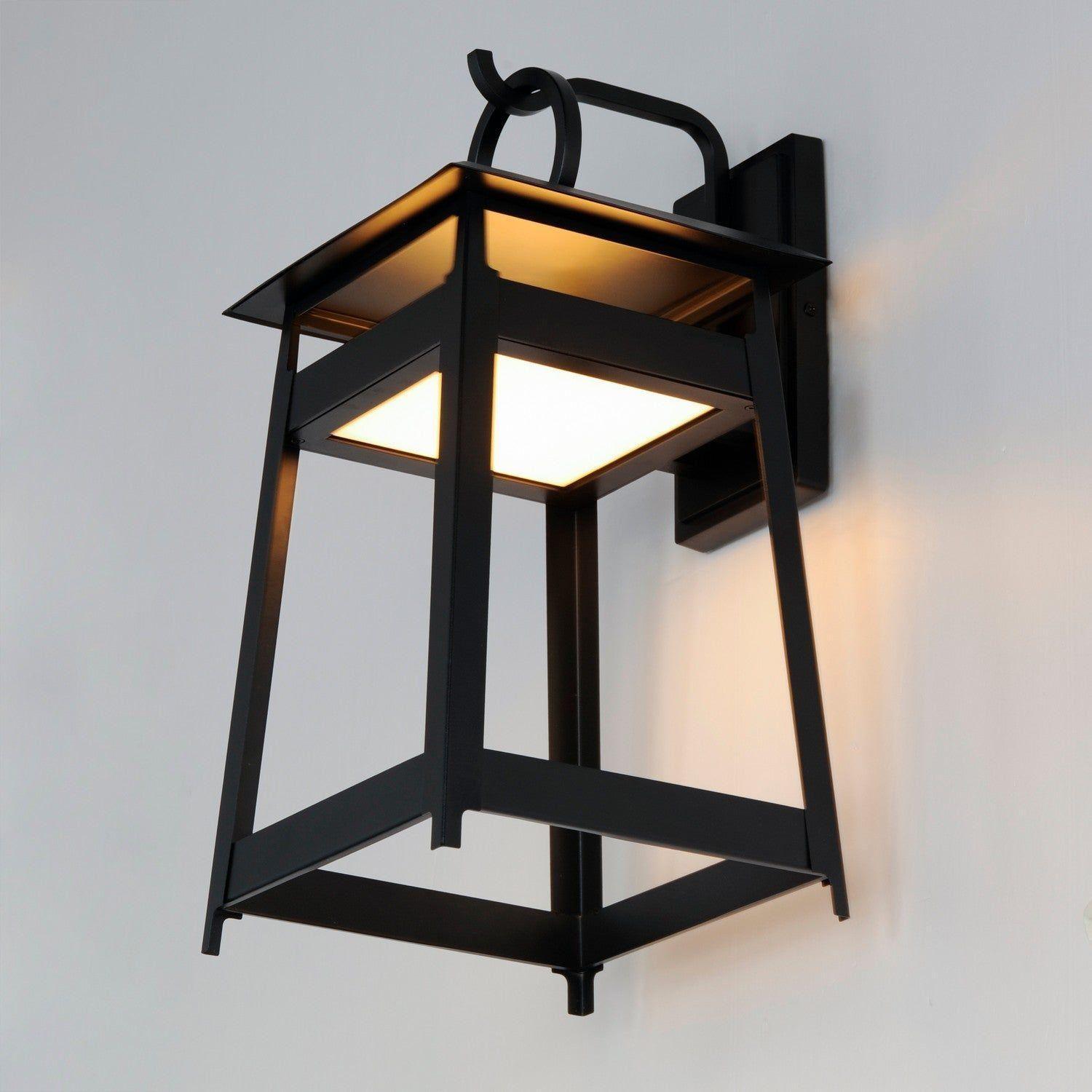 Maxim Lighting - Pagoda LED Outdoor Wall Sconce - 30742BK - Canada Light Shop