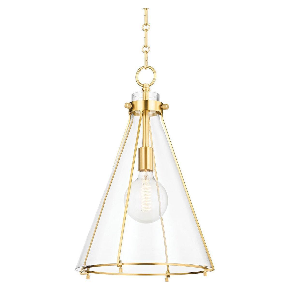 Hudson Valley Lighting - Eldridge Cone Pendant - 7304-AGB - Canada Light Shop