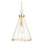 Hudson Valley Lighting - Eldridge Cone Pendant - 7304-AGB - Canada Light Shop