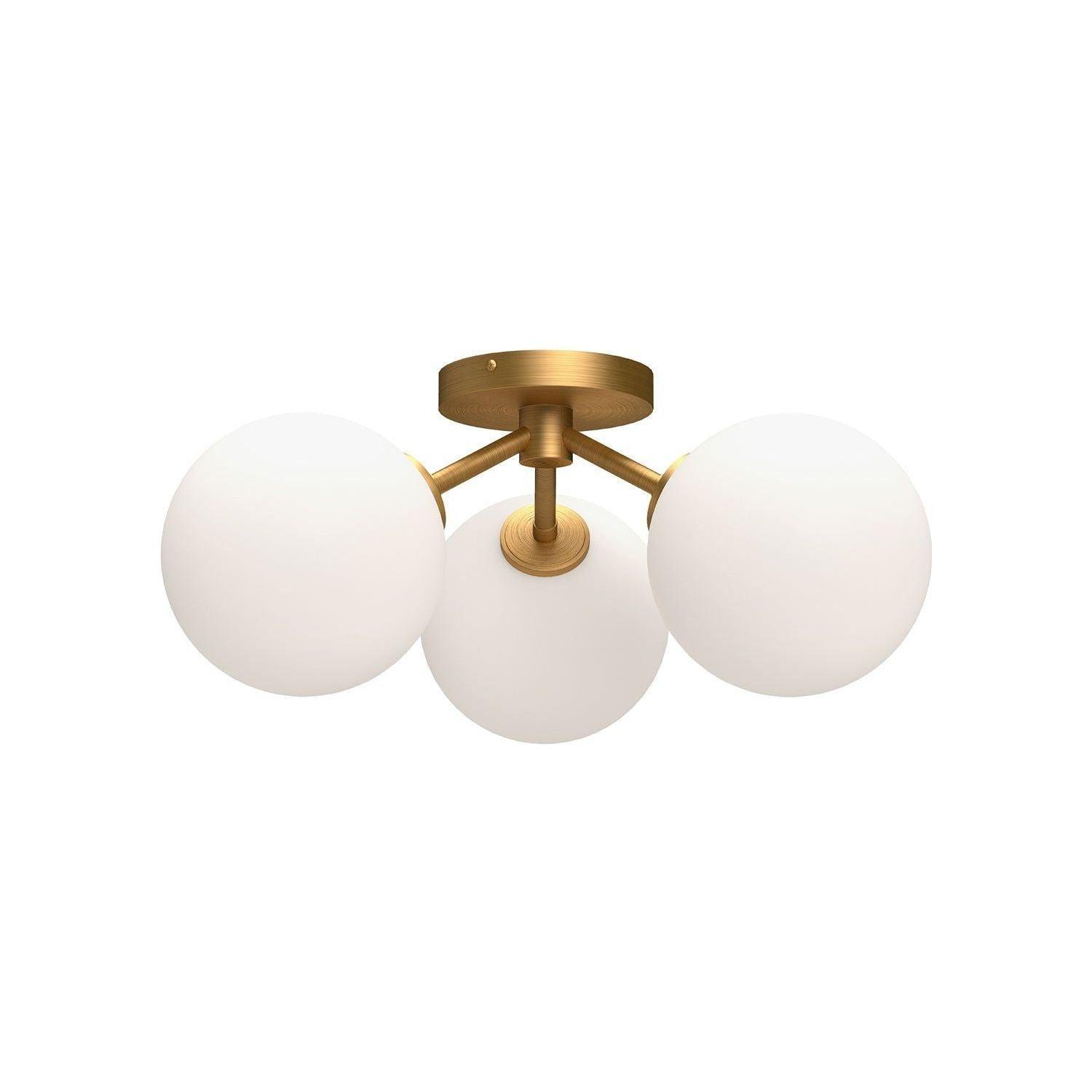 Alora Lighting - Cassia Semi-Flush Mount - SF549315AGOP - Canada Light Shop