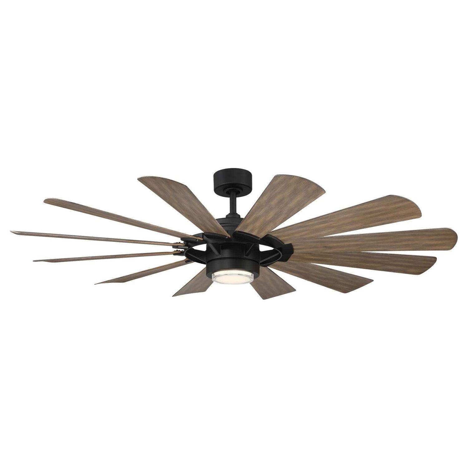 Modern Forms - Wynd Mill Ceiling Fan - FR-W2201-65L27MBBW - Canada Light Shop