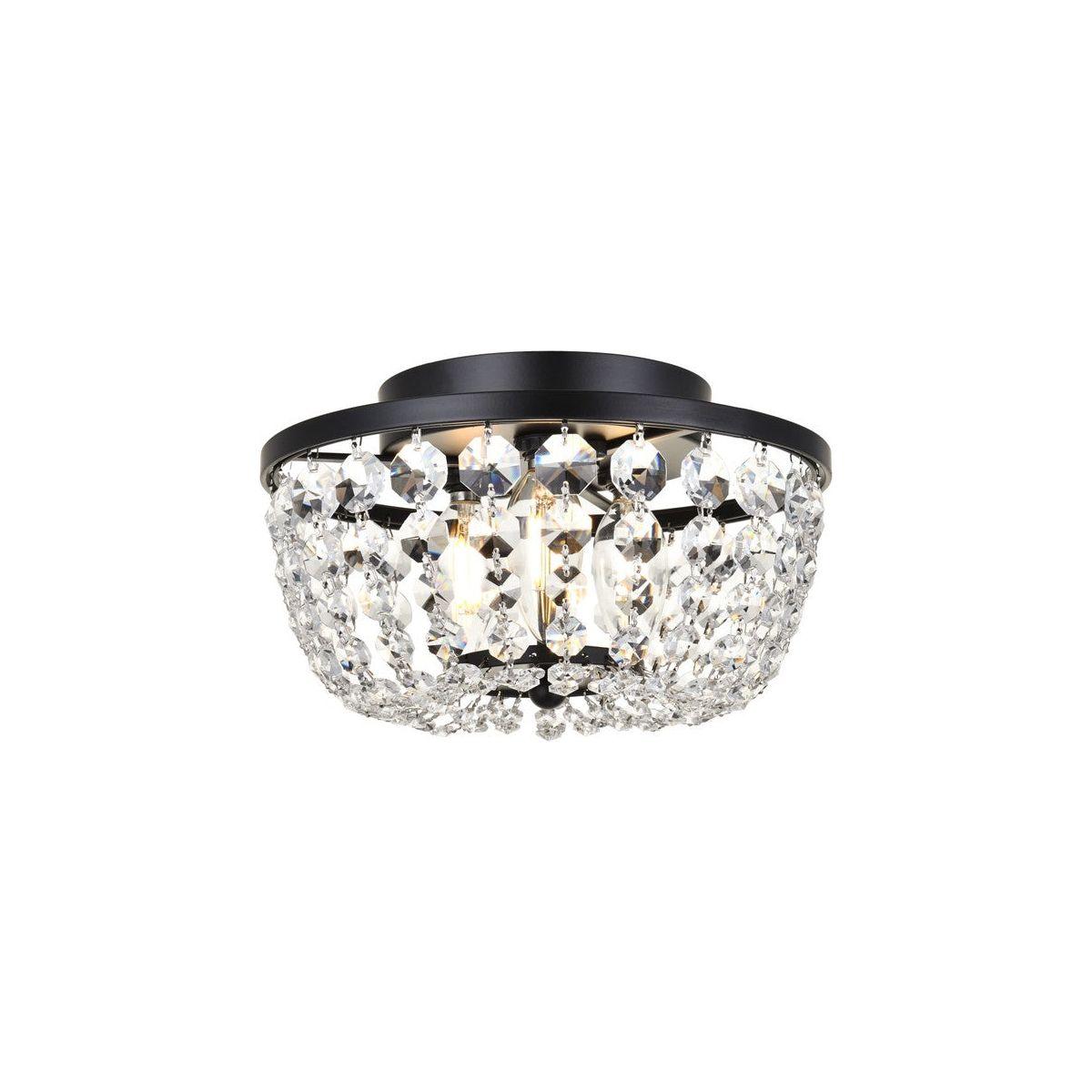 Elegant Lighting - Cora Flush Mount - 1109F10BK - Canada Light Shop