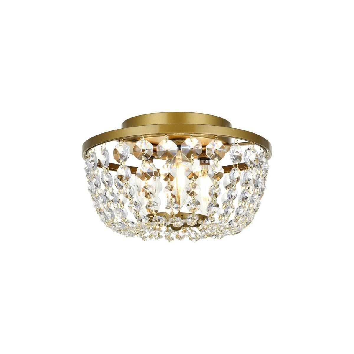 Elegant Lighting - Cora Flush Mount - 1109F10BR - Canada Light Shop
