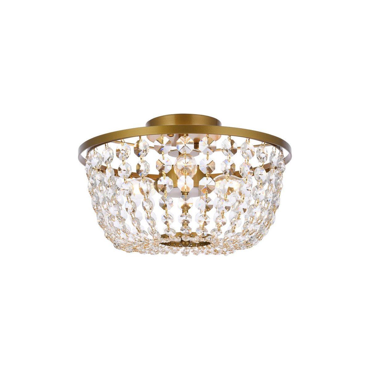 Elegant Lighting - Cora Flush Mount - 1109F13BR - Canada Light Shop